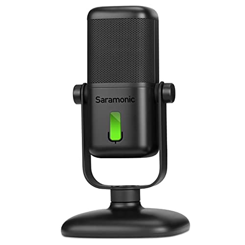 Saramonic Large Diaphragm Usb Studio Microphone With Magnetic Tabletop Stand, Headphone Out And Multi-Color Led For Computers And Mobile Devices (Sr-Mv2000) #TOP7