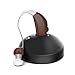 MSA 30X Behind the Ear Sound Amplifier, Amplifies Sound by 30 Times, Lightweight, Virtually Invisible, Comfortable, Adjustable Volume, Fast Charging, Brown, 1ct