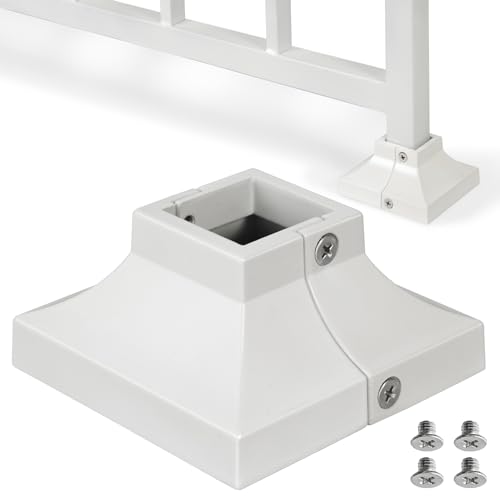 Protection de base de poteau alu pour sublimer votre terrasse et rampe