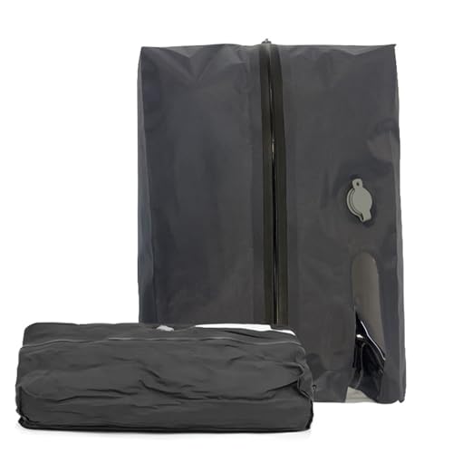 トラベルポーチ 圧縮トラベルバッグ 旅行用圧縮袋 真空圧縮バッグ 圧縮バッグ 便利グッズ 高密封 防水防臭 衣類収納 省スペース トラベル 高耐久性 軽量 出張 旅行収納 大きめ (ポンプなし)42×32×15cm