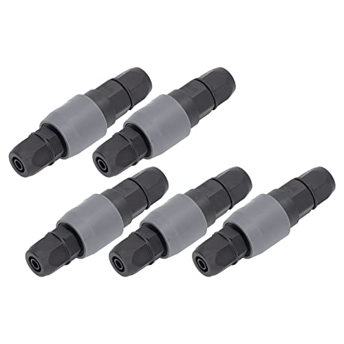 5Pcs Self Locking Pneumatic Duct Quick Connector, C Type Self Locking Air Compressor Hose Coupler Plug - Image 3