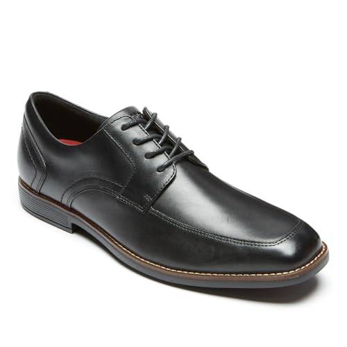 Image of Rockport Slayter Apron Toe Men's Oxford Dress Shoe Black - 16 Wide