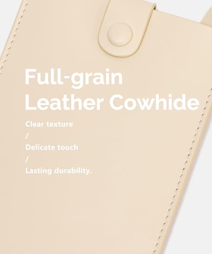 Small Crossbody Cell Phone Purse for Women,Full Grain Leather Phone Purse Wallet Bag with Card Slot Shoulder Strap3