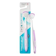 BodyAccel Silicone Tongue Cleaner for Adults, Soft & Gentle Tongue Brush and Scraper, Helps Remove Bad Breath, Flexible Non-Slip Handle for Comfortable Control