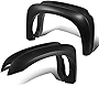 DNA Motoring WF-81019-MBK Factory Style Fender Wheel Flares Compatible with Dodge Dakota Crew Cab 2005-2011,Matte Black