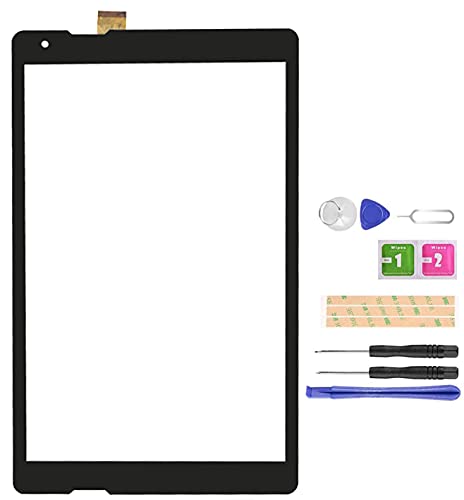 LADYSON Panel de pantalla táctil de 10.1 pulgadas para NUVISION TM101A730M Tablet PC, kit de...