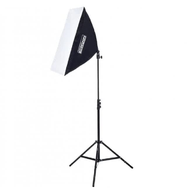 StudioPRO - 1 x 51x71cm EZ Setup 45w Softbox Studio Video Photography Light, 2.3m Stand & 45W Bulb