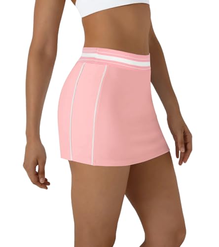 Image of Jigfar Women Cute Golf Tennis Club Skirt Dress Activewear Mini Summer Workout Running Athletic Skorts