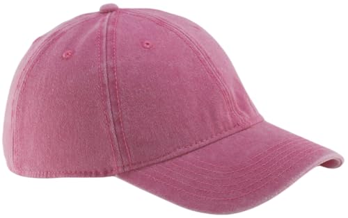 Image of Washed Cotton Trucker Hat, Soft Mesh Baseball Cap with Adjustable Snapback