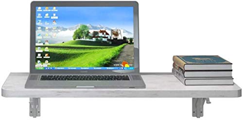 JCCOZ-T Pared, Mesa Plegable, Plegable del Ordenador de Escritorio, Escritorio, Caballete de Carga máxima de 40 kg, Ahorro de Espacio, Escritorio Convertible, Tamaño: 80x40cm T