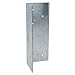 Fence Post Extender Angle Bracket Galvanised 70 x 70 x 180mm Support 2PK