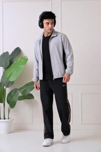 Image of FITINC Men's Sports Jacket | Regular Fit | Full Zip | Zipper Pockets | Jacket for Gym, Running, Cycling & Travel