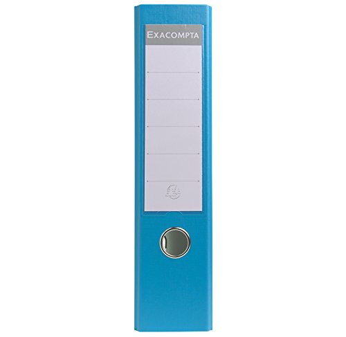 Raccoglitore a Leva A4, dorso 80 mm, Polypro Guardia carta, colore Blu chiaro – confezione da 20