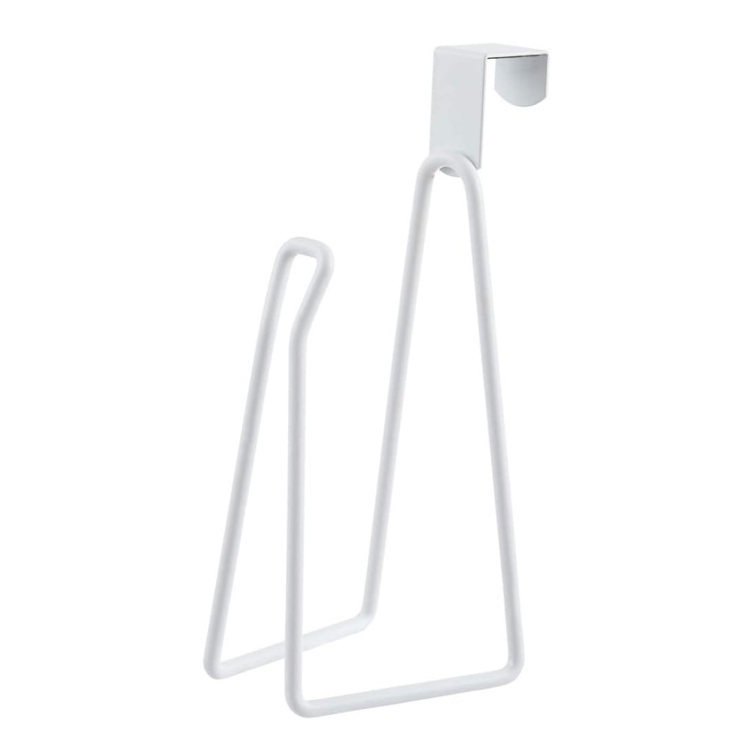 Wedhapy White Toilet Roll Holder Over The Tank Toilet Tissue Roll Paper Holder Stand Dispenser Reserve For Bathroom Storage And Organization- Toilet Roll Holder, Toilet Organiser, Over Toilet Storage, Hang