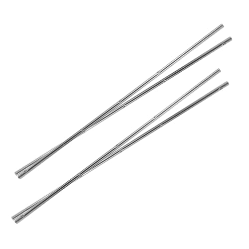VICASKY 4pcs Metal Rods for Table Soccer Machine Durable Foosball Table Parts with Easy No Tool Assembly Portable Design Compatible with Various for Game Rooms