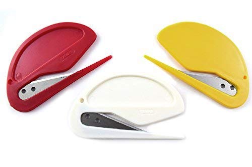 Moishia 3pc World's Most Efficient Letter Opener Envelope Slitter- Value Pack