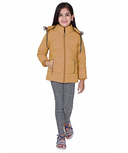 Image of Brazo Full Sleeve Solid Winter Wear Jacket for Girls