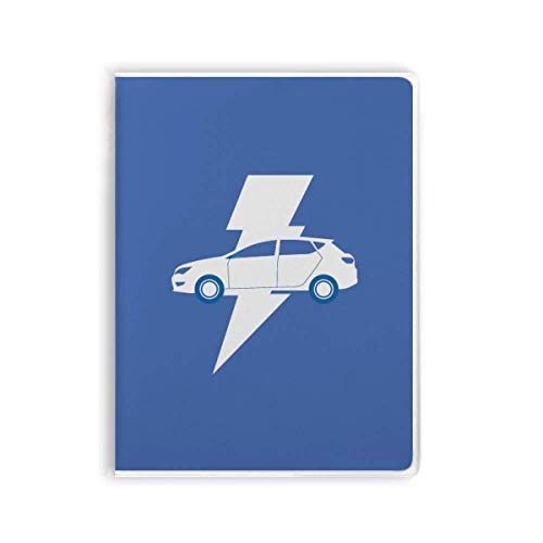 Carnet de notes couverture souple gomme et motif véhicules énergétiques pour le bureau