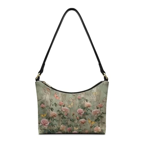 Shoulder Bag for Women Lightweight Underarm Shoulder Handbag Pu Leather Portable Hobo Bag with Strap