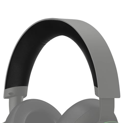 kwmobile Diadema de Repuesto Compatible con Microsoft Xbox Wireless - Cubierta Acolchada para Diadema de Auriculares Cuero PU - Negro