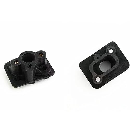 Generic 5X Brush Cutter Intake 40-5 43cc 52cc Carburetor Base Carb Adaptor, Black