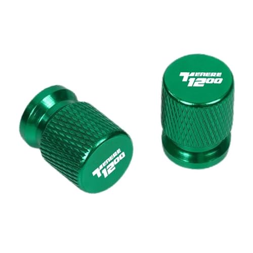 Capuchon de valve de pneu moto vert Yamaha XT 1200 Z Tenere accessoire roue