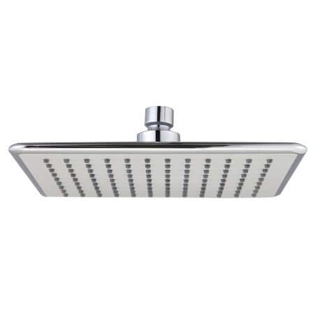 Bodyclean 17 x 23cm de Cromo diseño en rociador Cuadrado ABS