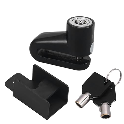 MUELODSIC Motorcycle Disc Brake Lock Durable Theft Security Lock for Scooter Motorbike Fit Simple Operation Black
