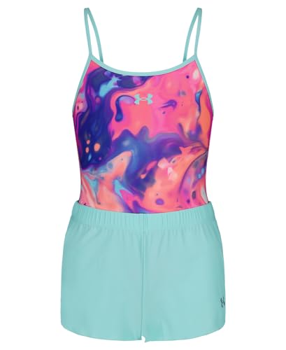 Image of Under Armour Girls' One Piece Swimsuit, UPF 50+ Sun Protection, Quick Drying Bathing Suit