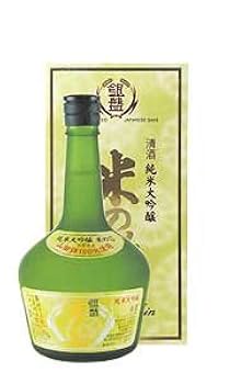 Amazon.co.jp: ・銀盤 純米大吟醸 米の芯 720ml : 食品・飲料・お酒