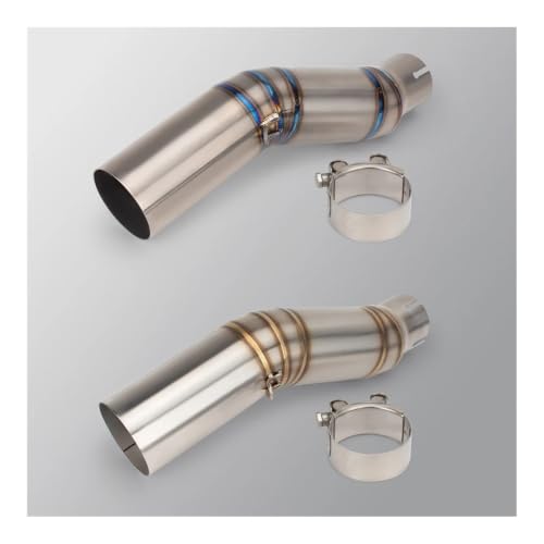 Silenciador Tubo Central R6 Conector de Escape en Acero Inoxidable Estable 7