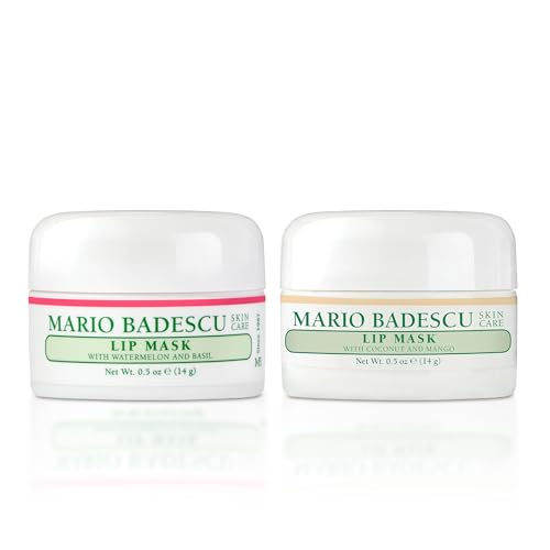 Mario Badescu Lip Mask Overnight Bundle – Watermelon Basil & Coconut Mango