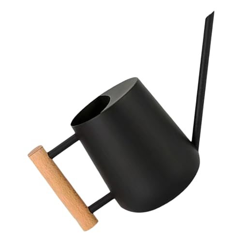 Sanerfa Regadera de acero inoxidable de 35 onzas, diseño de boquilla larga para un cuidado preciso de plantas en interiores y exteriores