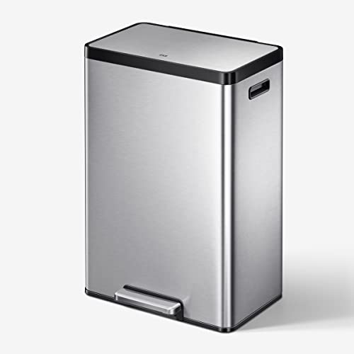 List of Ten Best Two Compartment Trash Can Top Picks 2023 Reviews