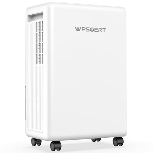 WPSOERT 30 Pints Dehumidifier for Basement with Drain Hose, 2500 Sq.Ft Dehumidifiers for Home...