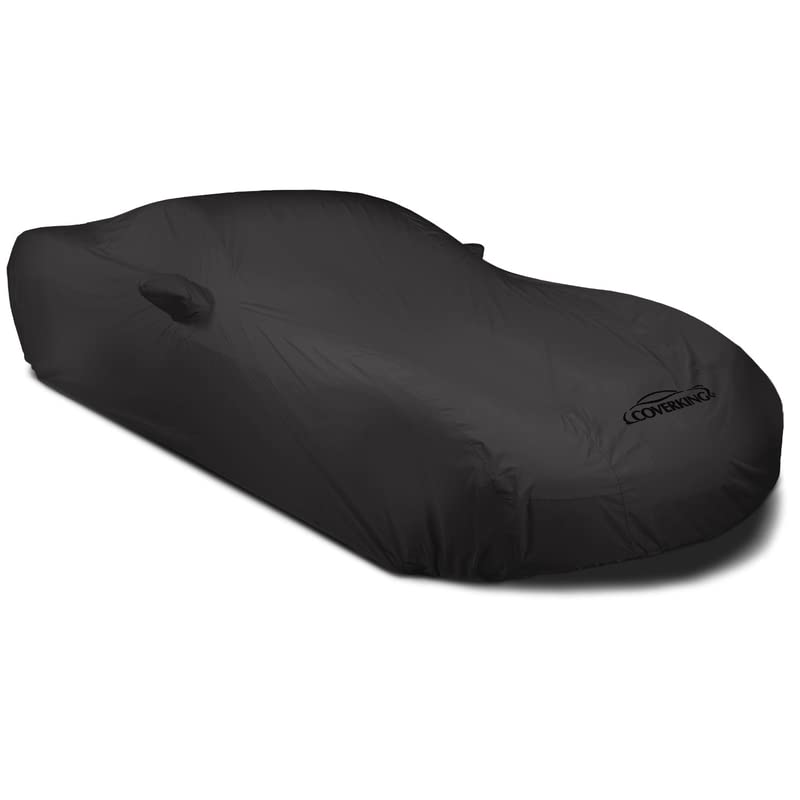 Image of Coverking Custom Fit Exterior Car Cover Designed for Select Chevrolet Corvette Model Vehicles: Stormproof Fabric, Charcoal