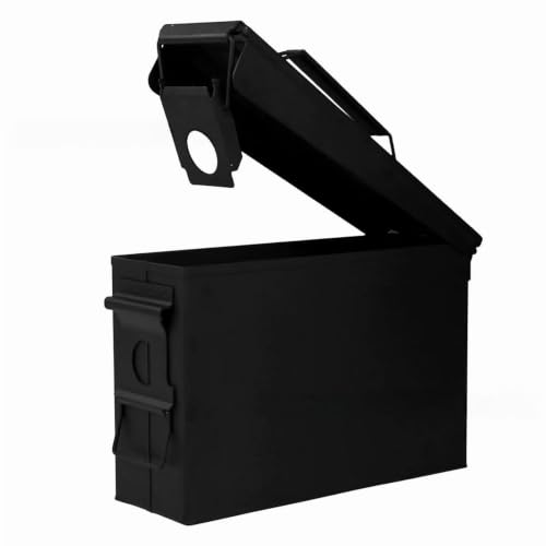 AWJJVXY Caja metálica Negra para Almacenamiento de baterías de Litio-Large