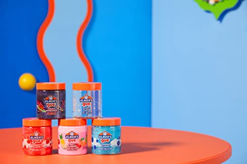 Elmer's Gue Pre Made Slime, Fruity Slushie Crunchy Slime, Scented, 2 Count