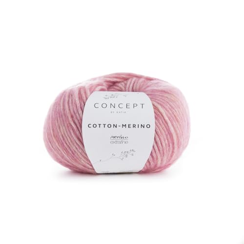 Katia Cotton-Merino – Couleur : Malva (119) – 50 g / env. 105 m de laine