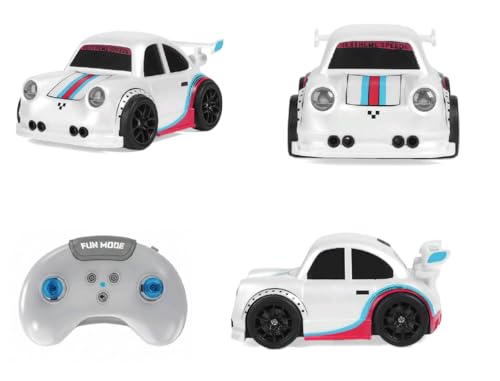 Image of 2.4GHz Mini RC Drifting Car for Kids, Remote Control Car Toy with LED Lights, Sound Effects, 360 Spins, Sensor Control, Follow & Escape, Auto Demo Racing Rc Car for Boys & Girls