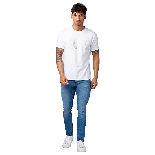 Image of Spykar Men's Skinny Fit Low-Rise Casual Jeans