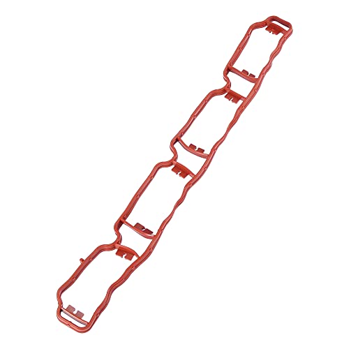 Image of Car Engine Intake Manifold Gasket 06F129717D for Volkswagen Jetta 2006 2007 2008 2009 2010 2012 2013 Rubber Red