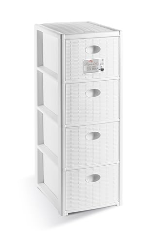 CASSETTIERA ELEGANCE 30X40X80 SL BIANCA