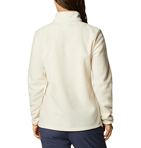 Columbia Women's Benton Springs Half Snap Pullover, Chalk/Beach, 1X Plus #TOP1