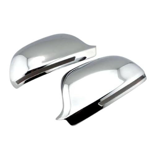 Coques de rétroviseurs chromées mates pour Audi A3 S3 A4 S4 A5 S5 A6 S6 Q3 2008-2011