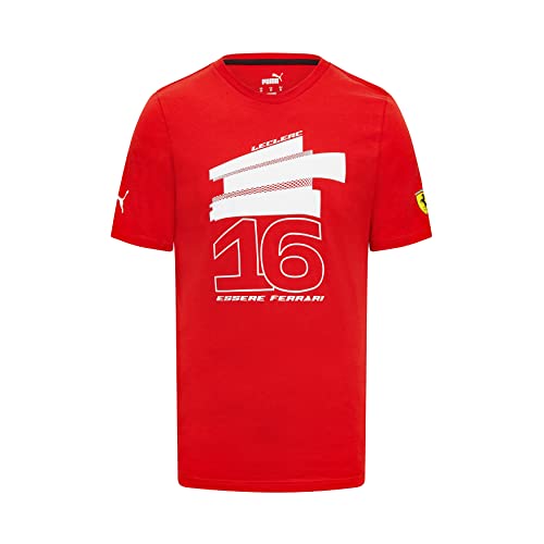 Opiniones de Scuderia Ferrari Red Top 5. 45 Scuderia Ferrari - playera de conductor - Hombre, Leclerc Red, X-Large