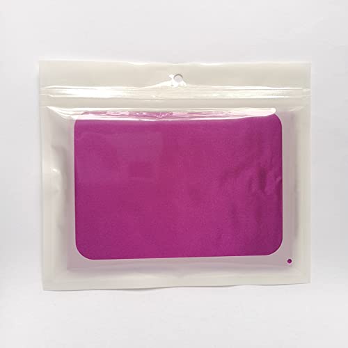 Women’s Solid Color Square Scarf Neckerchief (Purple)3