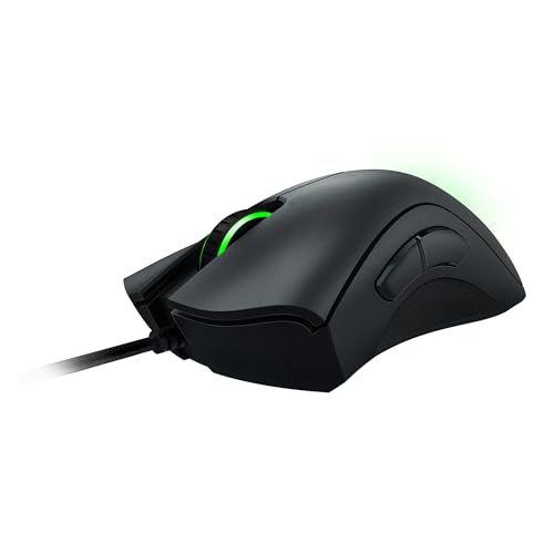 DeathAdder Essential (2021) - Mouse da Gioco Cablato con Sensore Ottico da 6400 DPI (Sensore Ottico da 6400 DPI, 5 Pulsanti Programmabili, Fattore di Forma Ergonomico) Nero - Mouse gaming - Immagine 7