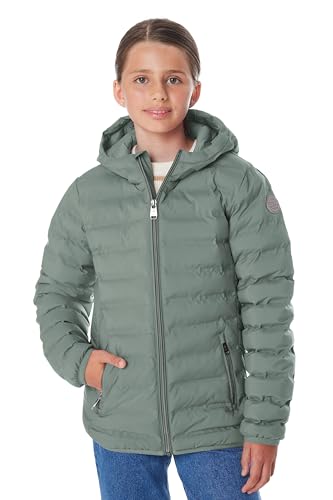 G.I.G.A. DX Mädchen Steppjacke/Übergangsjacke mit Kapuze Mädchen Steppjacke OOGW 2, aquaverde, 164, 43765-000