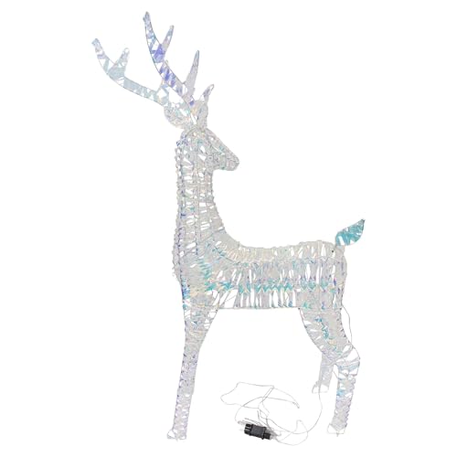 FRANK FLECHTWAREN LED-Rentier Rainbow, große außergewöhnliche...